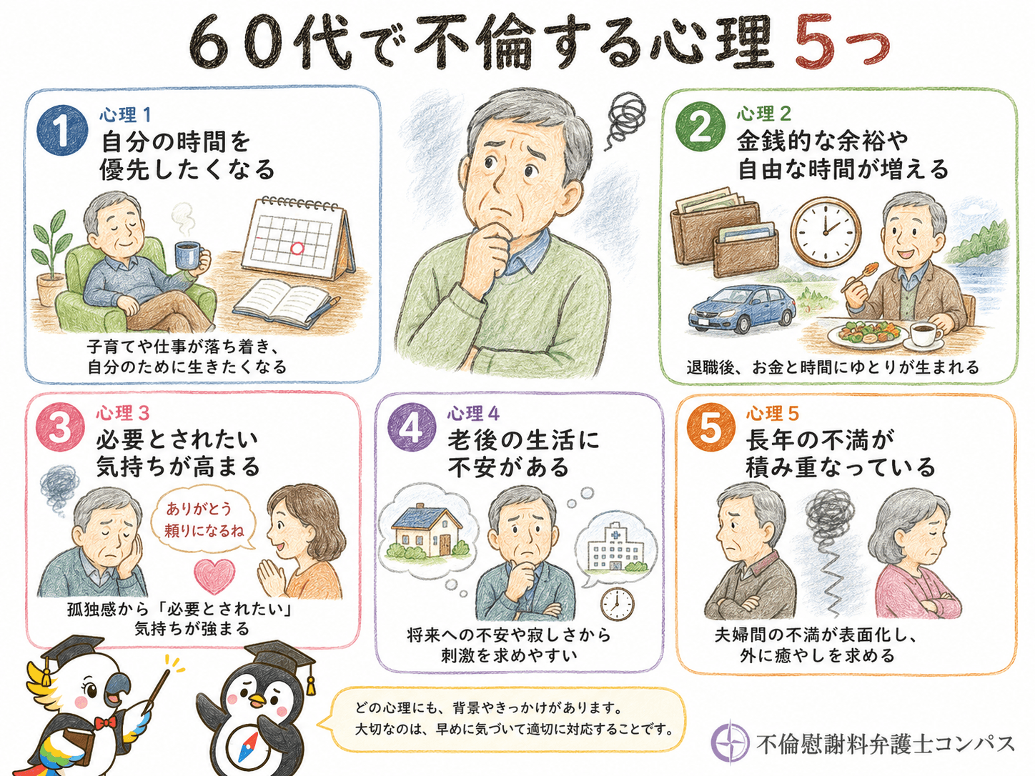 １章　６０代で不倫する心理５つ